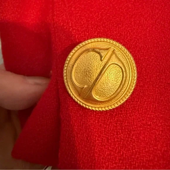 RARE VINTAGE DESIGNER CHRISTIAN DIOR THE SUIT – Made in USA – 1980s - Picture 12 of 16